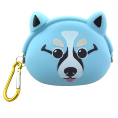 Pet Garbage Bag Dispenser Cat Dog Poop Bag Travel Outdoor Portable Silicone Storage Holder Cat-shaped Storage Box Pet Tools