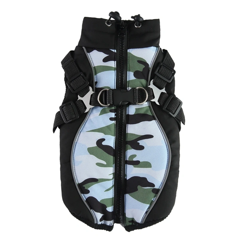 Winter Dog Clothes for Small Dogs Pet Clothing Print Puppy Outfits Windproof Dog Jacket Chihuahua French Bulldog Yorkies Vest