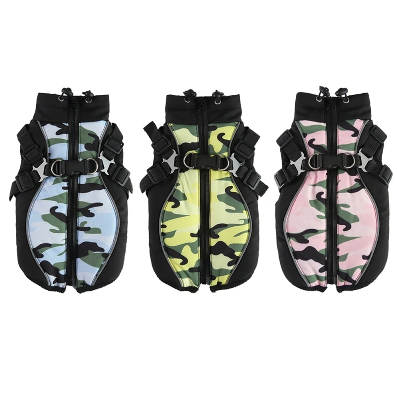 Winter Dog Clothes for Small Dogs Pet Clothing Print Puppy Outfits Windproof Dog Jacket Chihuahua French Bulldog Yorkies Vest