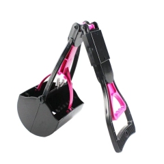Dog Pooper Scooper Pet Long Handle Jaw Poop Scoop Picker Excrement Collector Clean Tools Outdoor Foldable Animal Feces Cleaner