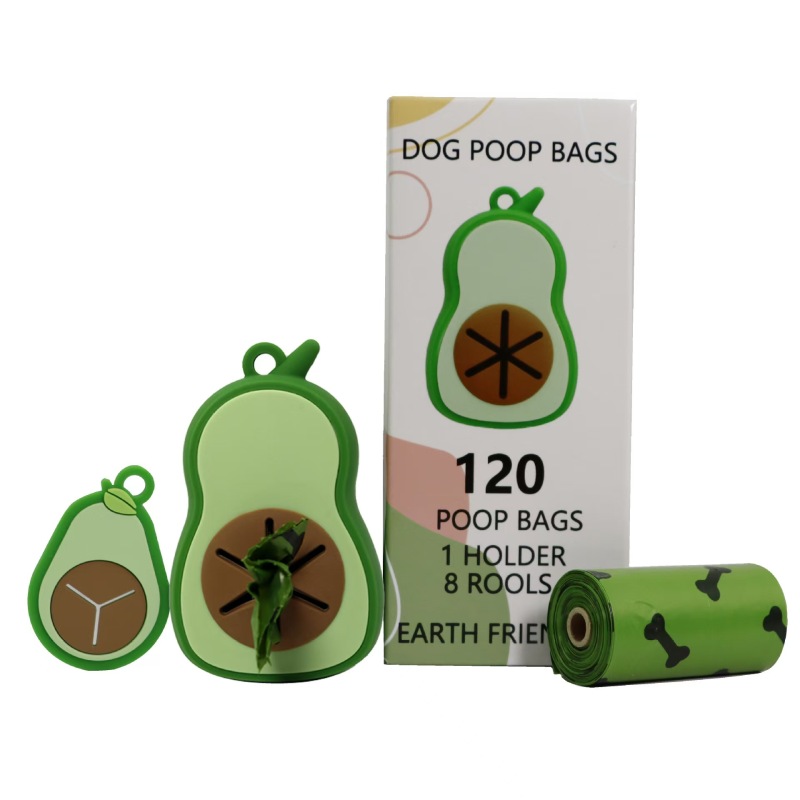 Biodegradable Eco Friendly Compostable Dog Poop Bag Pet Shit Bag Clip Silicone Poop Bag Holder Dispenser