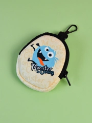 Hallowee Funny Gift Monster Is Coming Designer Dog Travel Outdoor Walking Poop Bag Dispenser Pet Therapy Bag Poop Bag Holder