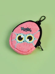 Hallowee Funny Gift Monster Is Coming Designer Dog Travel Outdoor Walking Poop Bag Dispenser Pet Therapy Bag Poop Bag Holder