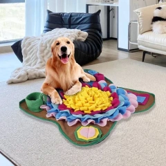 Pet Dog Snuffle Mat Pet Snuffle Feeding Mat Encourages Natural Foraging Skills Dog Training Pad for Slow Eating & Smell Training