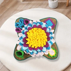 Pet Dog Snuffle Mat Pet Snuffle Feeding Mat Encourages Natural Foraging Skills Dog Training Pad for Slow Eating & Smell Training