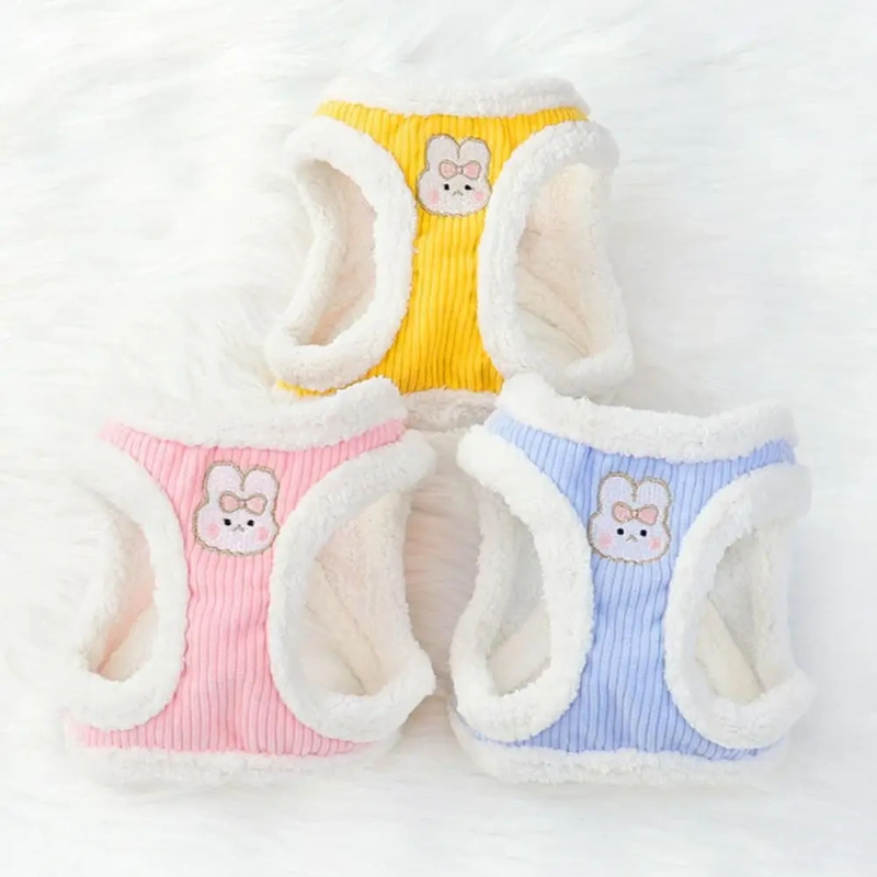 1 Set Comfortable Cat Vest Harness Soft Handle Out Towing Tear Resistant Cat Chest Strap Leash