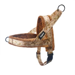 Plush Dog Harness Autumn Winter Comfortable Dog Chest Strap Leashes Vest Pet Harness