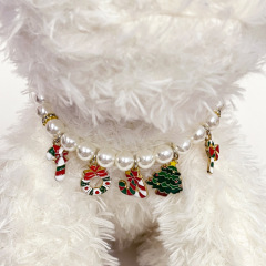 Pet supplies collars, Christmas pendants, beads, cat necklaces, accessories, small and medium-sized dog collars