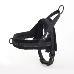 Plush Dog Harness Autumn Winter Comfortable Dog Chest Strap Leashes Vest Pet Harness
