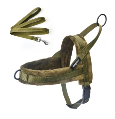 Plush Dog Harness Autumn Winter Comfortable Dog Chest Strap Leashes Vest Pet Harness