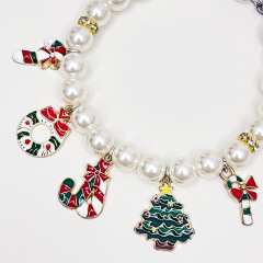 Pet supplies collars, Christmas pendants, beads, cat necklaces, accessories, small and medium-sized dog collars