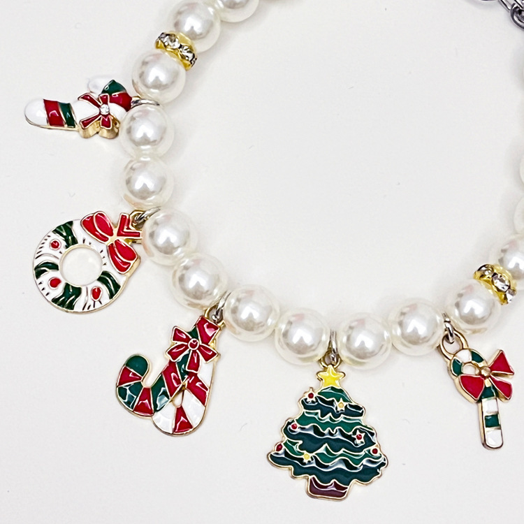 Pet supplies collars, Christmas pendants, beads, cat necklaces, accessories, small and medium-sized dog collars