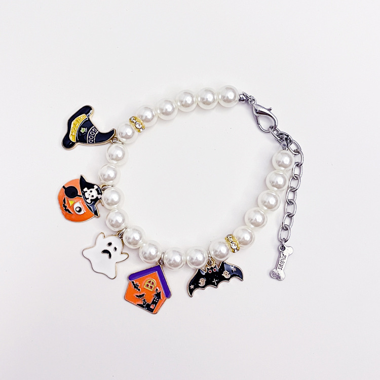 Halloween puppy cat necklace jewelry, pet accessories small and medium dogs dog collar