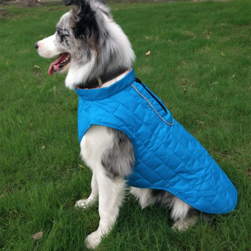 Winter Warm Pet Jacket Vest for Small Mid Dogs Coat Reversible Dog Clothes Waterproof Puppy Clothing Chihuahua Bulldog Costume