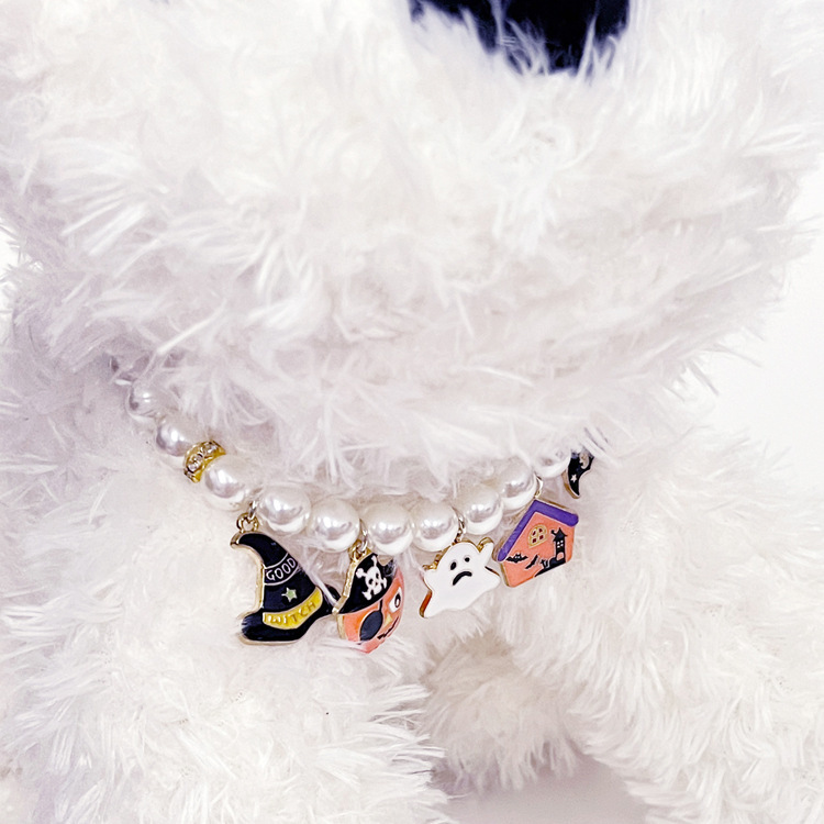 Halloween puppy cat necklace jewelry, pet accessories small and medium dogs dog collar