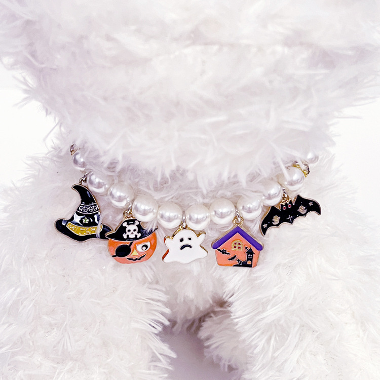 Halloween puppy cat necklace jewelry, pet accessories small and medium dogs dog collar