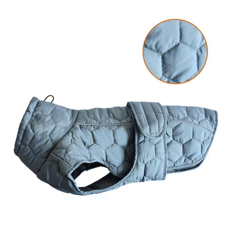 Winter Dog Clothes for Large Dogs Windproof Soft Quilted Warm Dog Jacket Adjustable Reflective Water Repellent Snow Big Dog Coat