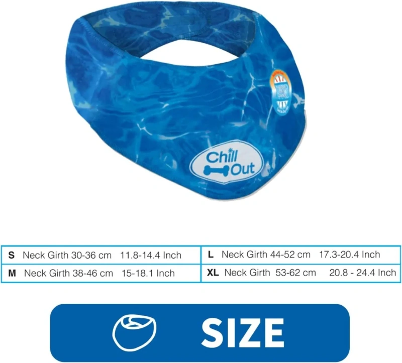 Pet Cooling Ice Scarf Cool,  headband dog collar cat collar, cooling pet headband, summer breathable scarf,neck cooler for dogs