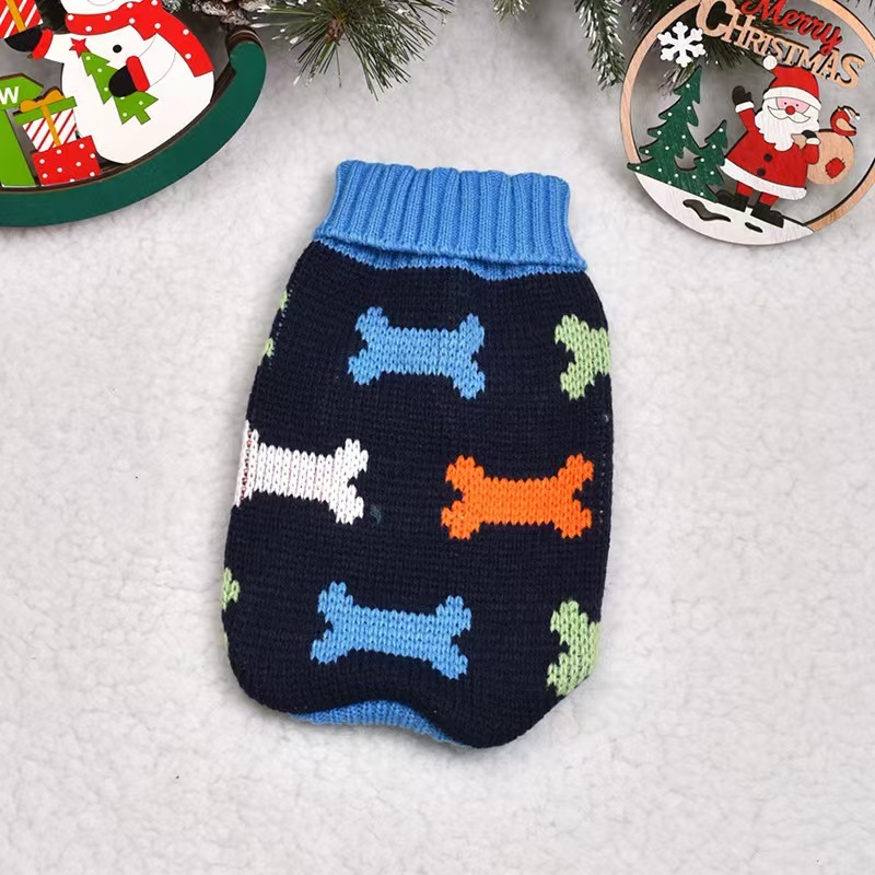 Warm Dog Clothes for Small Dog Coats Jacket Winter Clothes for Dogs Cats Clothing Chihuahua Cartoon Pet Sweater Costume Apparels