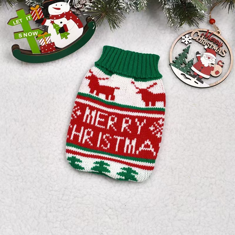 Warm Dog Clothes for Small Dog Coats Jacket Winter Clothes for Dogs Cats Clothing Chihuahua Cartoon Pet Sweater Costume Apparels