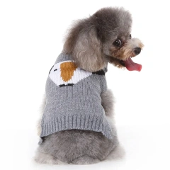 Christmas Sweater Dog Clothes Winter Warm Pet Coat Jacket Vest for Small Dog Clothes Festival Costume Christmas Ugly Sweater 45