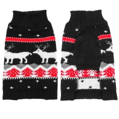 Christmas Sweater Dog Clothes Winter Warm Pet Coat Jacket Vest for Small Dog Clothes Festival Costume Christmas Ugly Sweater 45