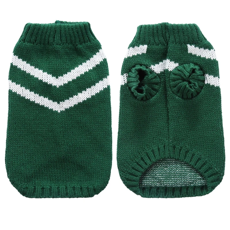 Christmas Sweater Dog Clothes Winter Warm Pet Coat Jacket Vest for Small Dog Clothes Festival Costume Christmas Ugly Sweater 45