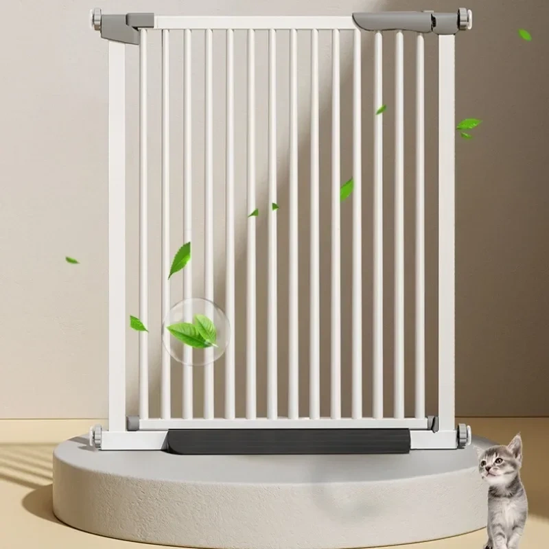 Carbon Steel Dog Fences Indoor Balcony Partition Fence Heighten Punch-free Door Rail Stairs Doorways Pet Products Dog Supplies
