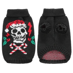 Christmas Sweater Dog Clothes Winter Warm Pet Coat Jacket Vest for Small Dog Clothes Festival Costume Christmas Ugly Sweater 45