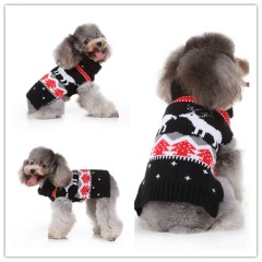 Christmas Sweater Dog Clothes Winter Warm Pet Coat Jacket Vest for Small Dog Clothes Festival Costume Christmas Ugly Sweater