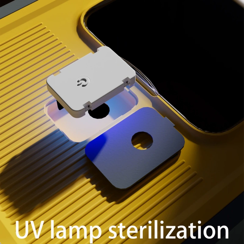 Pet Litter Box with UV Lights Top Drawer Litter Pan Fully enclosed with in/out door control Disinfecting and deodorizing For cat