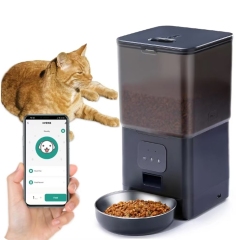 6L Cat Timing Feeder Tuya APP Smart Cat Feeder Pet Dog Food Automatic Dispenser Suitable for Small Cats and Dogs Remote Feeding