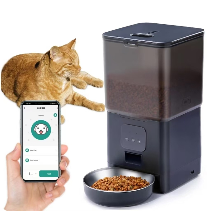 6L Cat Timing Feeder Tuya APP Smart Cat Feeder Pet Dog Food Automatic Dispenser Suitable for Small Cats and Dogs Remote Feeding