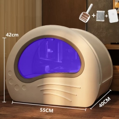 Extra large fully enclosed drawer cat litter box anti-splash and odor-proof cat toilet extra large integrated cat litter box