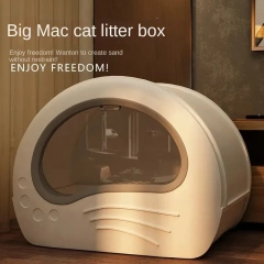 Extra large fully enclosed drawer cat litter box anti-splash and odor-proof cat toilet extra large integrated cat litter box
