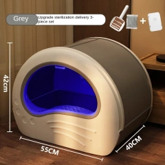 Extra large fully enclosed drawer cat litter box anti-splash and odor-proof cat toilet extra large integrated cat litter box