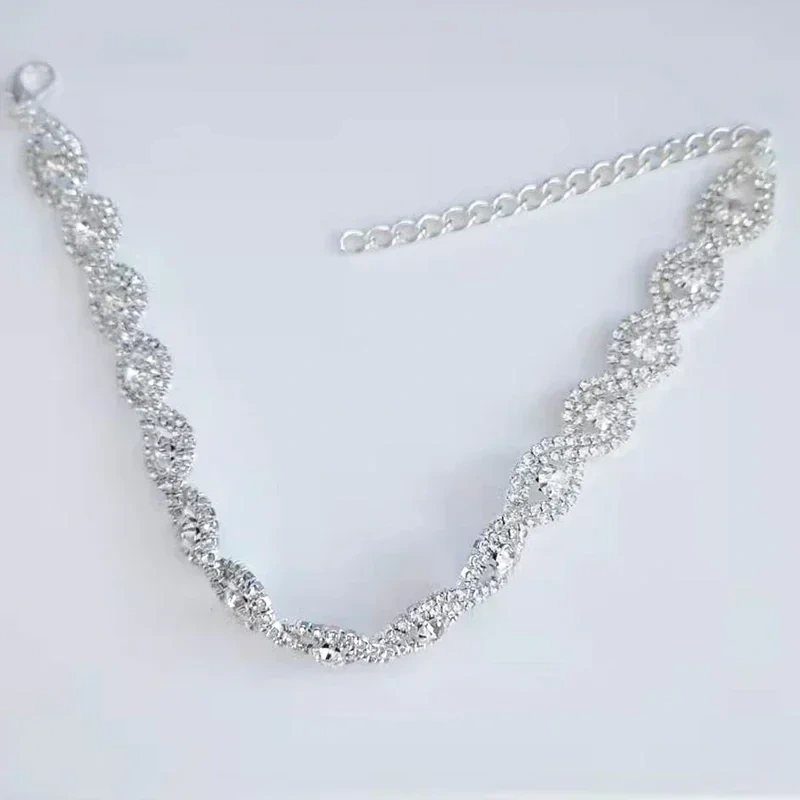 Fashion Rhinestone Dog Collar Personalized Pet Birthday Holiday Party Jewelry Adjustable Diamond Necklace Pets Accessories