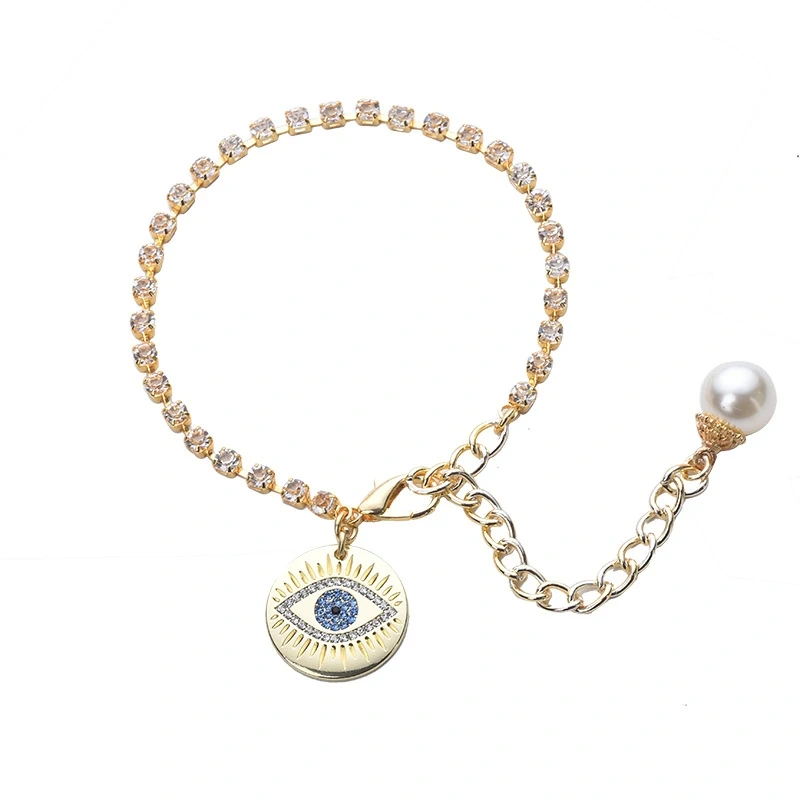 Cat Eye Pendant Dog Accessories Neck Wear Adjustable Chain Pet Dog Collar Gold Plating Birthday Party Jewery Collars for Cat