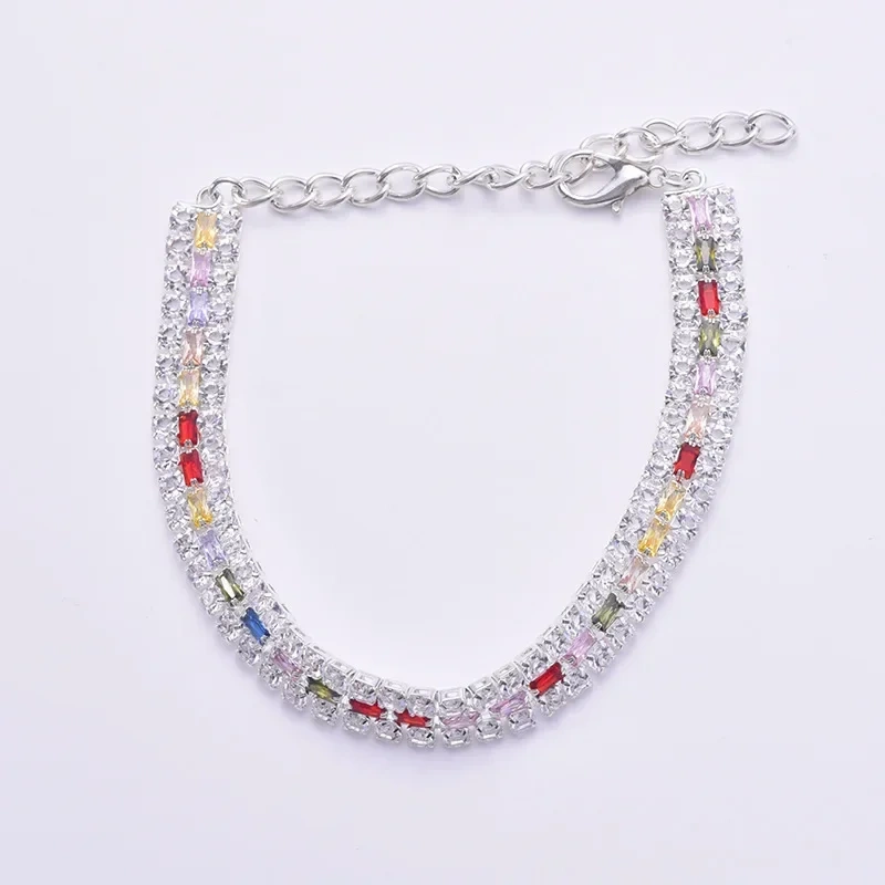 Luxury Bling Crystal Rhinestone Dog Cat Necklace Adjustable Collar For Pet Wedding Clothes Accessorie Decorative Supplies