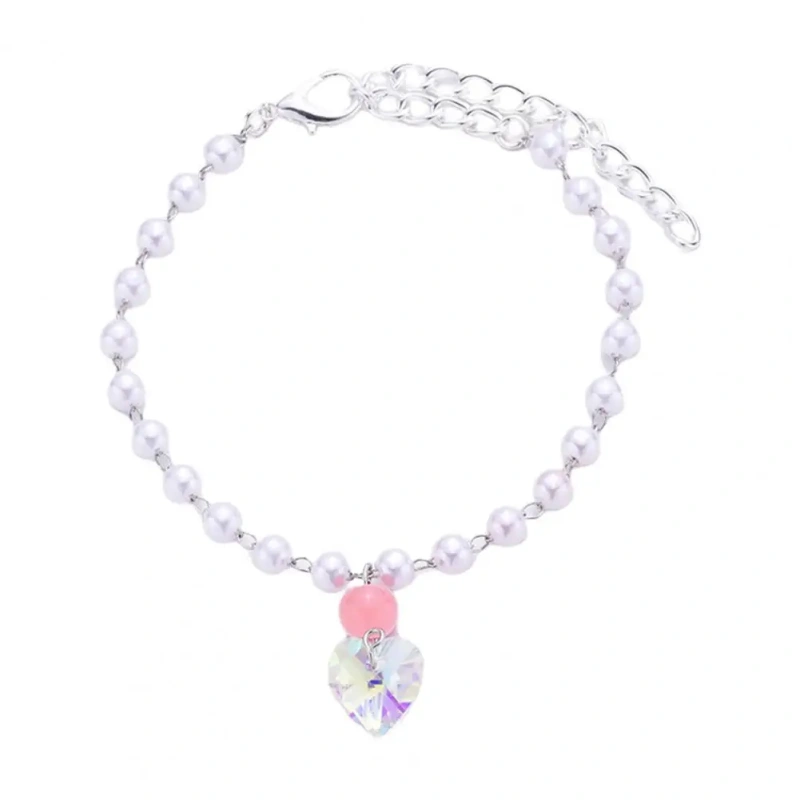 Chihuahua Puppy Necklace Cat Necklace Pet Fake Crystal Jewelry Necklace Small Medium Dogs