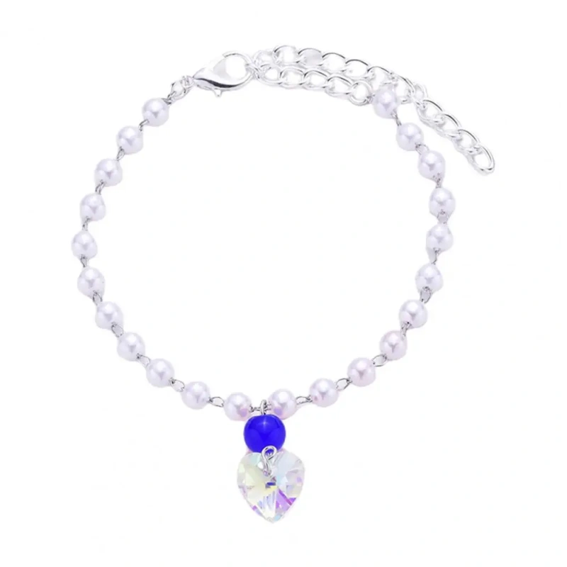 Chihuahua Puppy Necklace Cat Necklace Pet Fake Crystal Jewelry Necklace Small Medium Dogs