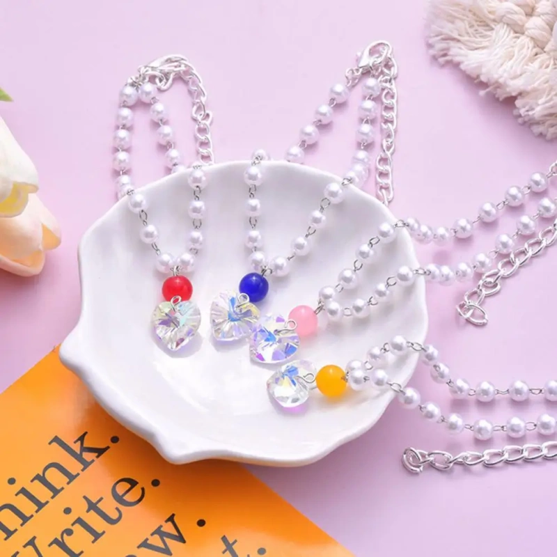 Chihuahua Puppy Necklace Cat Necklace Pet Fake Crystal Jewelry Necklace Small Medium Dogs