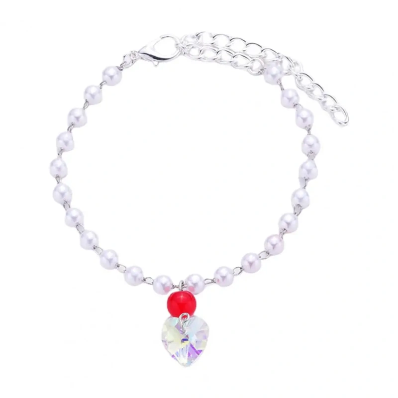 Chihuahua Puppy Necklace Cat Necklace Pet Fake Crystal Jewelry Necklace Small Medium Dogs