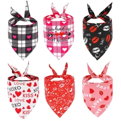 Triangle Saliva Towel for Pets, Triangular Bandage, Accessories Supplies, Products for Dog and Cat, Love