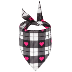 Triangle Saliva Towel for Pets, Triangular Bandage, Accessories Supplies, Products for Dog and Cat, Love