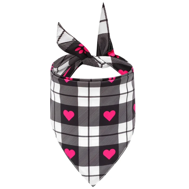 Triangle Saliva Towel for Pets, Triangular Bandage, Accessories Supplies, Products for Dog and Cat, Love