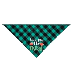 St Patrick's Day Pet Triangle Scarf, Dog Cat Saliva Towel, Triangular Bandage Accessories, Supplies Products