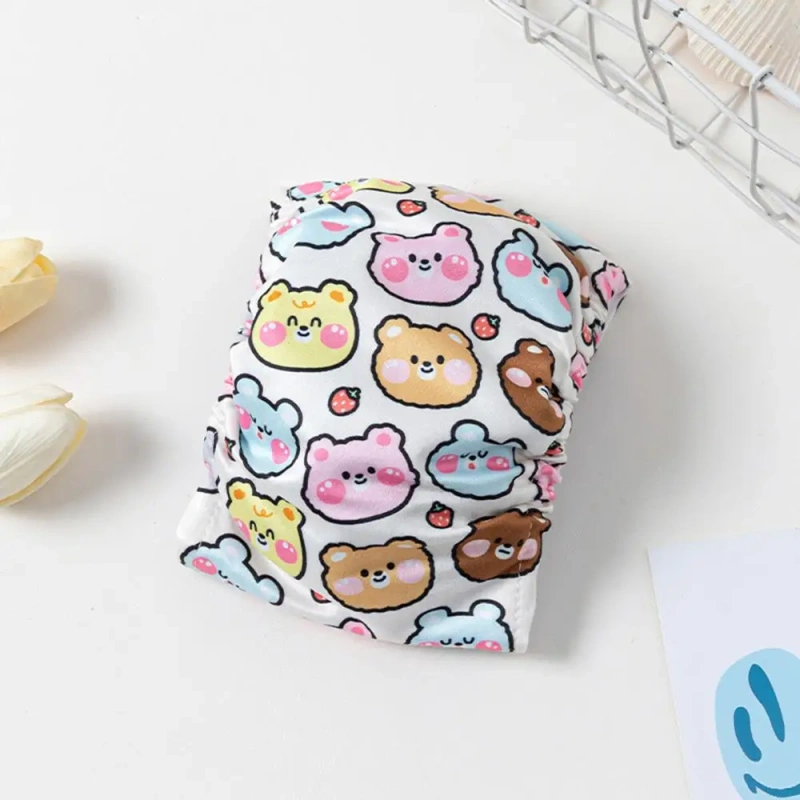 Dog Shorts Adjusting Physiological Pants Pet Underwear Pet Physiological Pants Clean Cute Printing Dog Puppy Reusable Sanitary