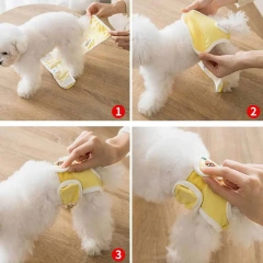 Dog Washable Male Dog Physiological Pants Prevention Estrus Polite Belt Female Dog Menstrual Safety Pants Pets Underwear Panties
