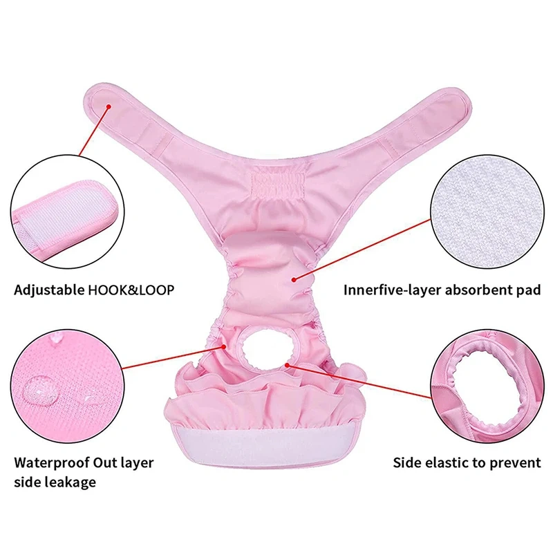 Dog Washable Physiological Pants Dogs Shorts Panties for Small Large Doggy Menstruation Underwear Briefs Jumpsuit Pet Supplies